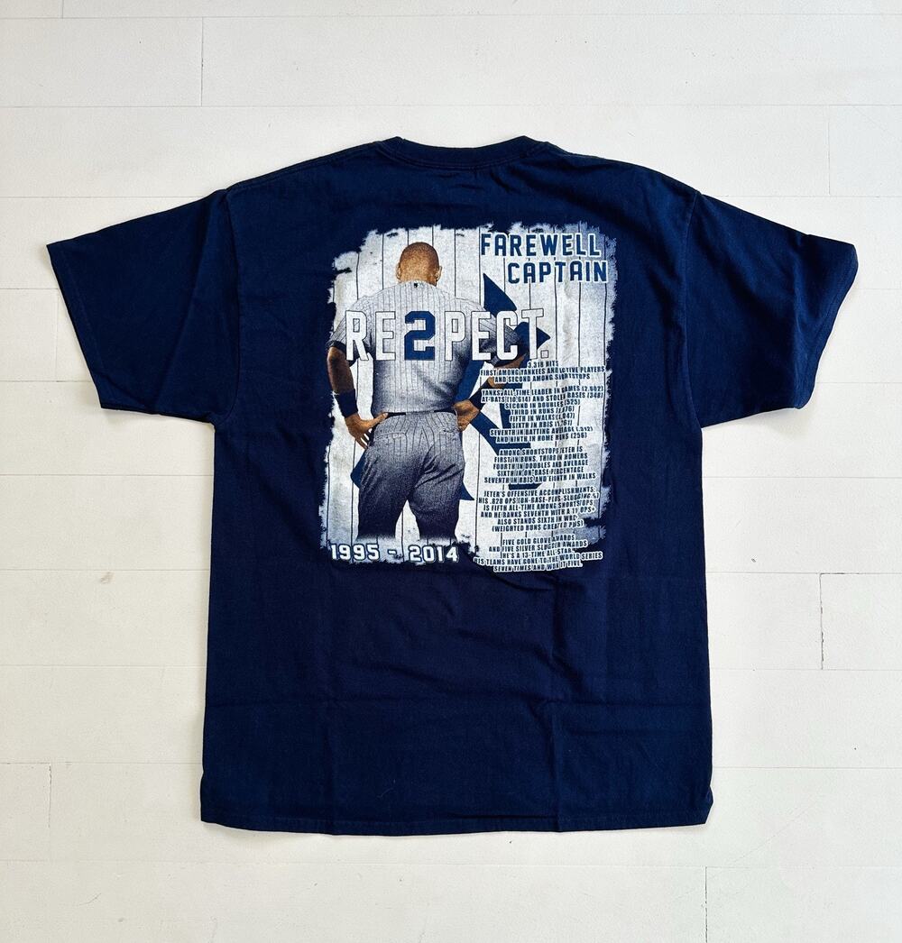 Vintage Respect 2 Derek Jeter Graphic T-Shirt Large